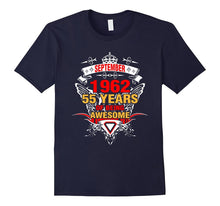 September 1962 55th Birthday 55 Years Old Gift T-Shirt