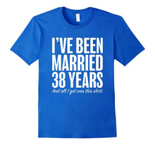 38 Years Married Anniversary Funny Wedding Gift T-Shirt