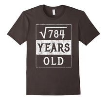 28th Birthday Gift Square Root 28 Yr Years Old Funny Shirt