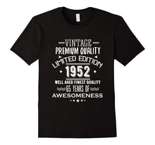 1952 T-Shirt for Men/Women. 65th Birthday Gift Ideas.