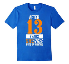 13th Wedding Anniversary T-Shirt, Husband Anniversary Shirt