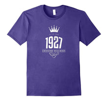 1927 - The Year Awesome Was Born 90th Birthday T-Shirt Gift
