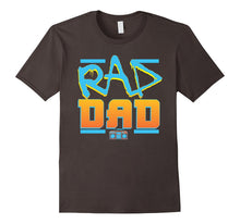 Funny Rad Dad Fathers Day T-Shirt Blue and Orange