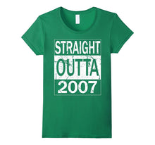 Straight Outta 2007 T-Shirt Funny 2017 Birthday Kid Tee Gift
