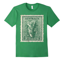 Koala Bear Stamp T-Shirt I Love Animals Australia Wild Life