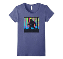 Colorful Funny Big Foot Sighting Vintage Novelty Tshirt