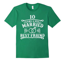 10th Wedding Anniversary T-Shirt for Husband/Wife