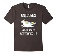 Born on September 18th Funny Unicorn Birthday Tshirt
