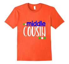 Middle Cousin Shirt Family Tribe Matching Son Boys Kids