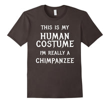 I'm Really a Chimpanzee Halloween Costume Shirt Easy Funny