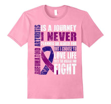 Rheumatoid Arthritis Is a Journey I Choose Fight Tshirt