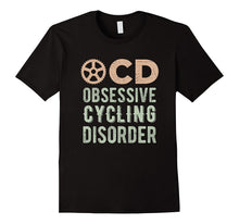 OCD Obsessive Cycling Disorder Distressed Bicycle T Shirt