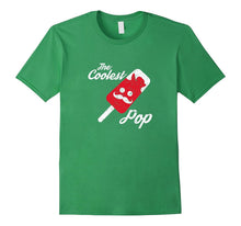The Coolest Pop Mustache Popsicle T-Shirt Funny for Dad Men