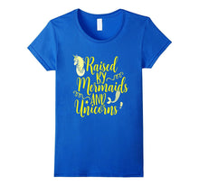 Raised by Mermaids and Unicorns Shirt Cute Kids Yellow