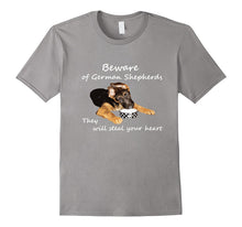 I Love My German Shepherd Funny, 2-Sided T-Shirt