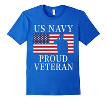 Mens 2017 US Navy Proud Veteran Independence Day T-Shirt