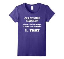 I'm a Customer Service Rep Phone Service Men Women T-Shirt