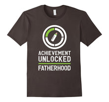 Mens Achievement Unlocked - Fatherhood Expecting Dad Gamer Tee