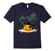Happy Halloween Pumpkin Cat T-Shirt