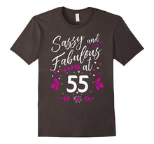 55th Birthday Gift T-Shirt Sassy & Fabulous 55 Year Old Tee