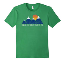 Retro Breckenridge Colorado Snowcap Mountain Sunset T-Shirt