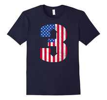 3 Up 3 Down T-Shirt Baseball Flag Shirt