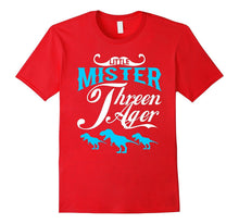 3 Year Old Boy Little Mister Threenager T-Rex 3rd T-Shirt