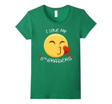 I Love My 8th Graders Grade School Teacher Emoji T Shirt