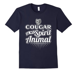 Cougar Is Spirit Animal, Xmas or Birthday Cougar TShirt Gift