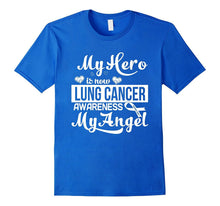 LUNG Cancer Awareness Shirts, My Hero Is Now My Angel V1