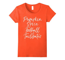 Pumpkin Spice Football & Tailgates Shirt Love Fall Fun Tee