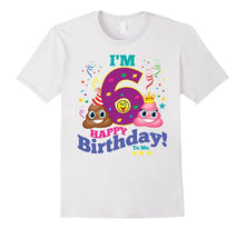 6th Birthday Shirt Birthday Girls 6 Emoji Confetti T-Shirt