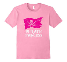 Pirate Princess Shirt Pink Ladies Flag Skull and Swords