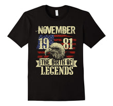 1981 NOVEMBER NOV the Birth of Legends Gift 36 Yrs Years Old