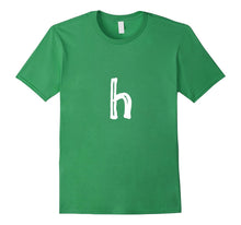 Monogram Letter H Lowercase H T-Shirt Learn Alphabet
