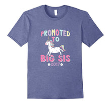 Promoted to Big Sister Shirt 2017 Unicorn New Sibling Tee