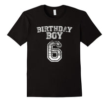 6th Birthday Sports Jersey T Shirt - 6 Year Old Boy Tee