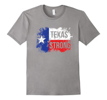 Texas Strong Support for Texas Distressed Flag T-Shirt