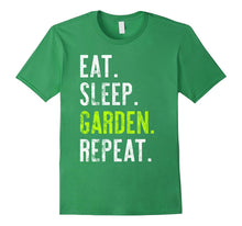Eat Sleep Garden Repeat Distressed Tshirt Gift