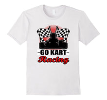 Go Kart Racing Funny Red Silhouette T-Shirt