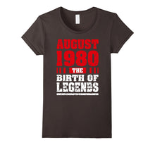 37th Birthday August 1980 37 Years Old Great T-Shirt Gift