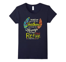 Jesus Will Cover You With His Feathers Christian Gift TShirt