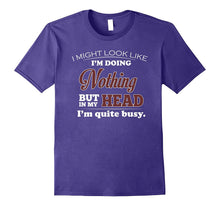 Doing Nothing but Quite Busy Funny Graphic T-Shirt Men Women