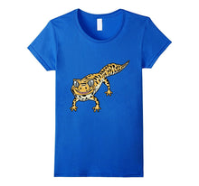Cute Smiling Leopard Gecko Lizard Cartoon T-Shirt
