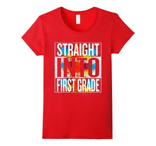 Straight Into First Grade T-Shirt Back to School Tee