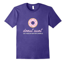 Donut Aunt Shirt, Funny Cute Sprinkles Trendy Gift