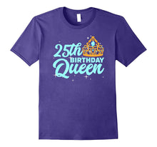 25th Birthday Queen T Shirt Celebration Party Twenty Five