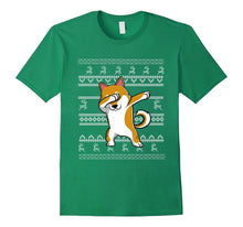 Dabbing Shiba Inu Dog Ugly Christmas Tshirt Gift for Kids