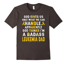 I'm a Badass Leukemia Dad Leukemia Awareness T Shirt