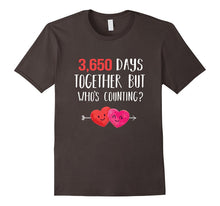 10th Anniversary Shirt 3,650 Days Together Who's Counting?